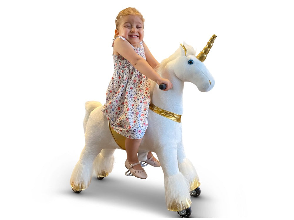 Unicorn Pet-ride Goud