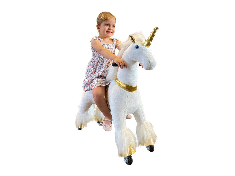 Unicorn Pet-ride Goud
