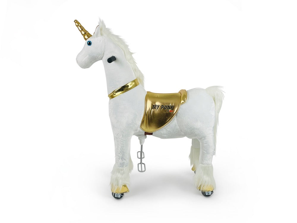 Unicorn Pet-ride Goud