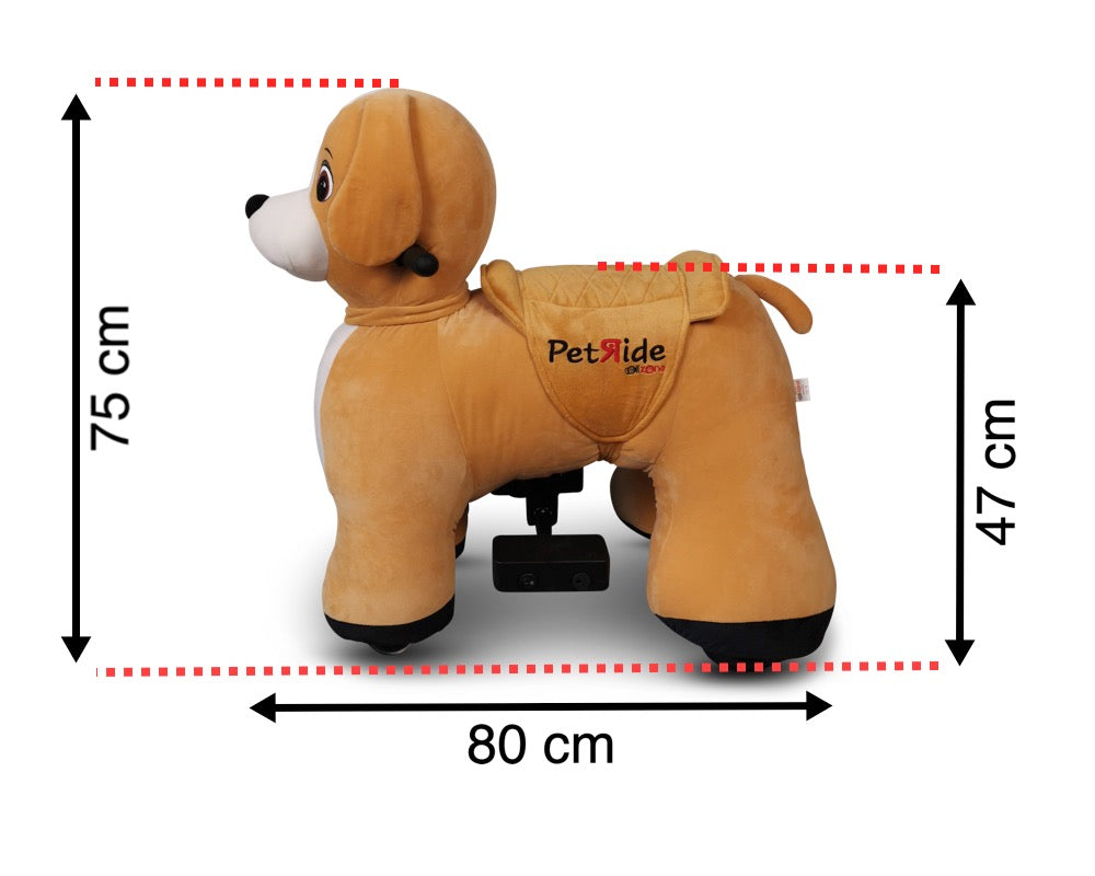 Elektrisch rijdende Hond